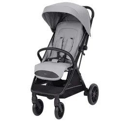 Silla de paseo para bebé negra con cubrepies – práctica y ligera