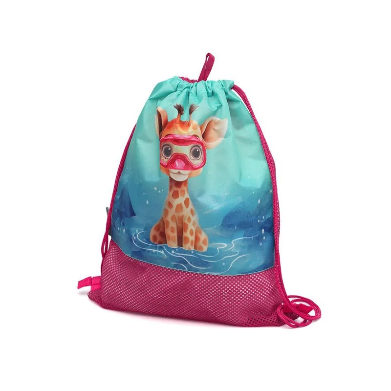 Kiokids Bolsa de playa infantil con motivos animales