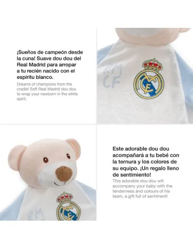 Interbaby Doudou de oso Real Madrid para bebé suave - imagen 2