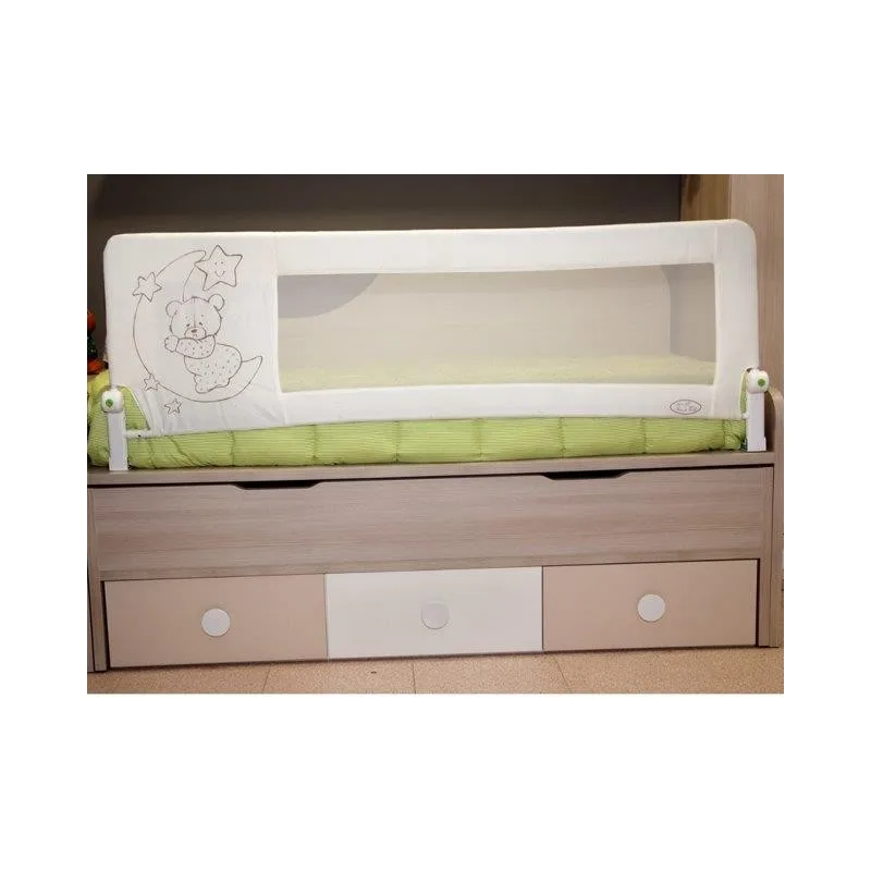 Barrera de cama abatible Mundibebe con osito