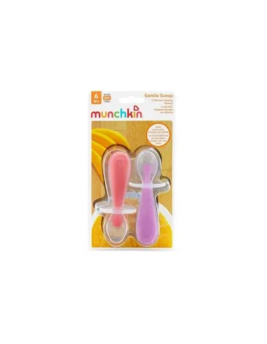 Munchkin Cucharas de aprendizaje en silicona infantiles - imagen 3
