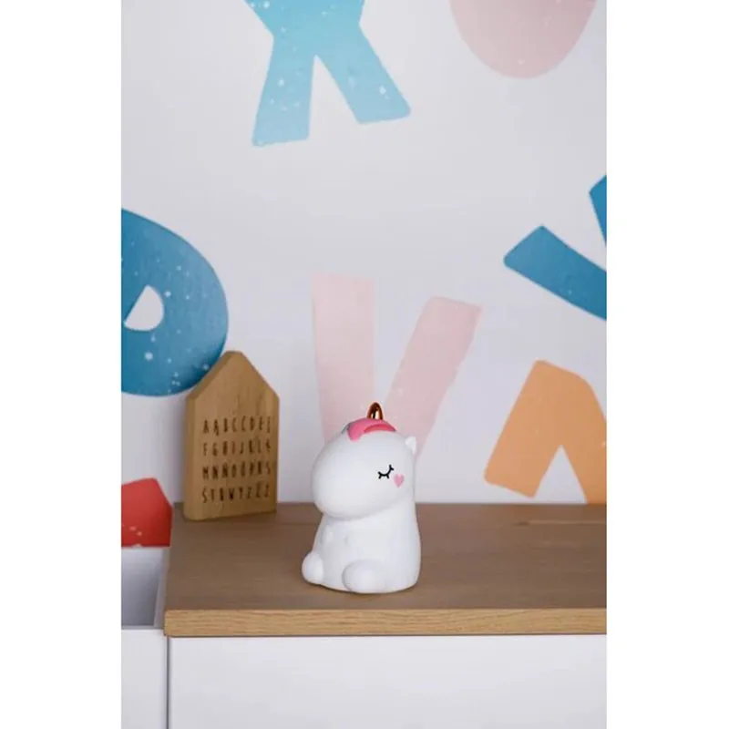 Innogio Luz de compañía unicornio – Lámpara nocturna infantil LED - imagen 2