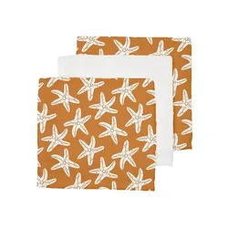 Paños de muselina Swim Essentials con estrellas de mar naranja