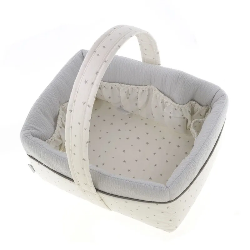 Cesta canastilla de bebé Cambrass Magia gris – regalo recién nacido - imagen 4