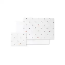 Interbaby Sábanas para cochecito estampado granja koala