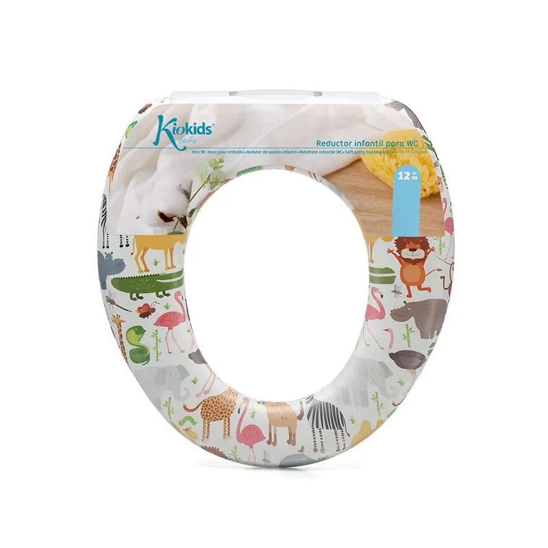 Kiokids reductor de WC Selva para niños, asiento anatómico - imagen 3