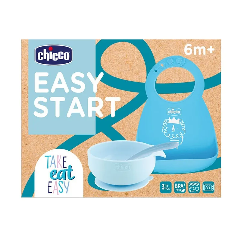 Chicco Easy Start vajilla de silicona para bebés - imagen 2