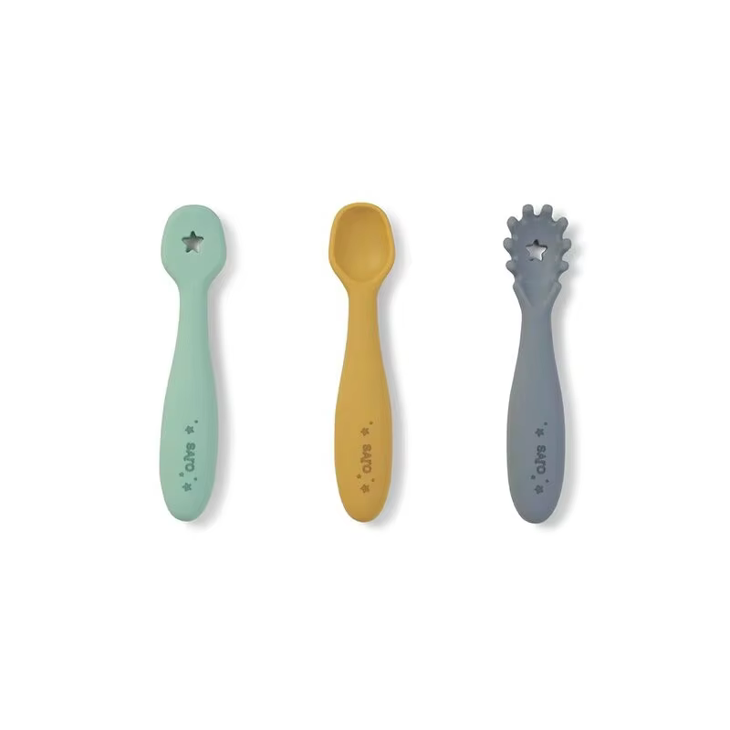 Saro Precucharas de silicona para bebé