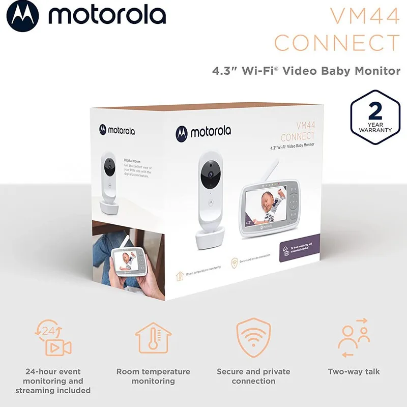 Vigilabebés Motorola VM44 Connect con conexión - imagen 3