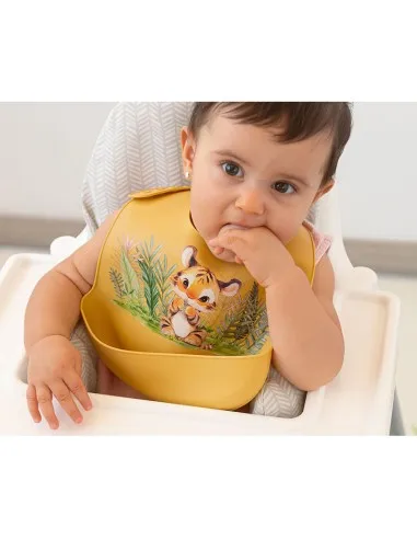 Kiokids babero de silicona con motivos animales - imagen 5