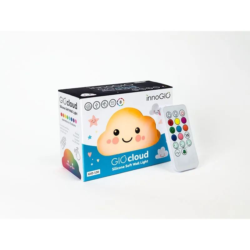 Luz infantil Giocloud Innogio de silicona con forma de nube - imagen 2