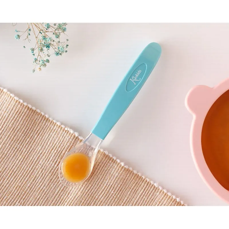 Kiokids Step Cuchara de silicona para alimentación infantil - imagen 4