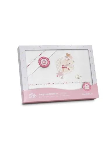 Interbaby Juego de sábanas para coche con pétalos y flores - imagen 4
