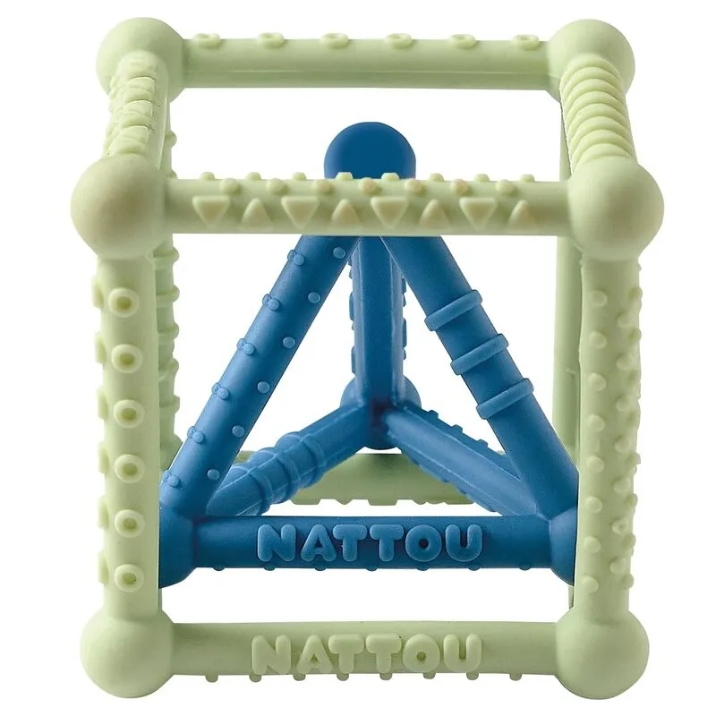Set de juego cubo y pirámide Nattou para bebés - imagen 2