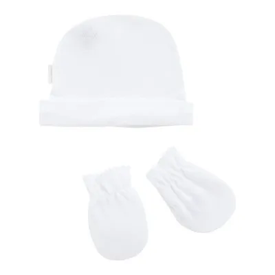 Cambrass Conjunto de gorro y manoplas para recién nacidos suave