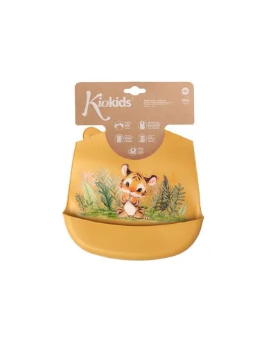 Kiokids babero de silicona con motivos animales - imagen 3
