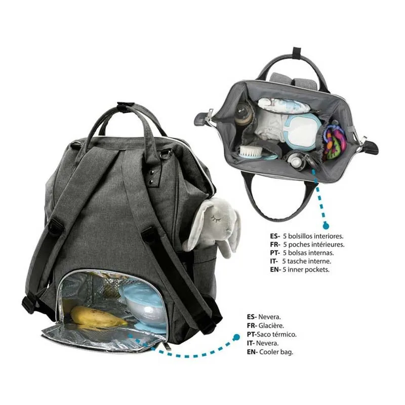 Bolso de maternidad Kiokids para bebé con gran capacidad - imagen 2
