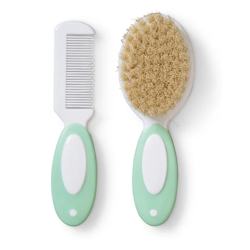 Saro cepillo y peine de cerdas naturales para bebé - imagen 2
