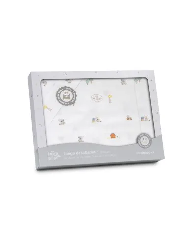 Interbaby Sábanas para cochecito estampado granja koala - imagen 3