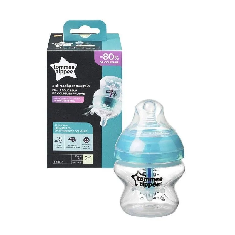 Tommee Tippee Biberón anticolico de flujo lento para bebé - imagen 3