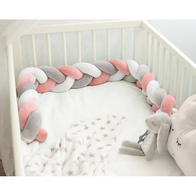 Kiokids Trenza protectora para cuna – anti golpes