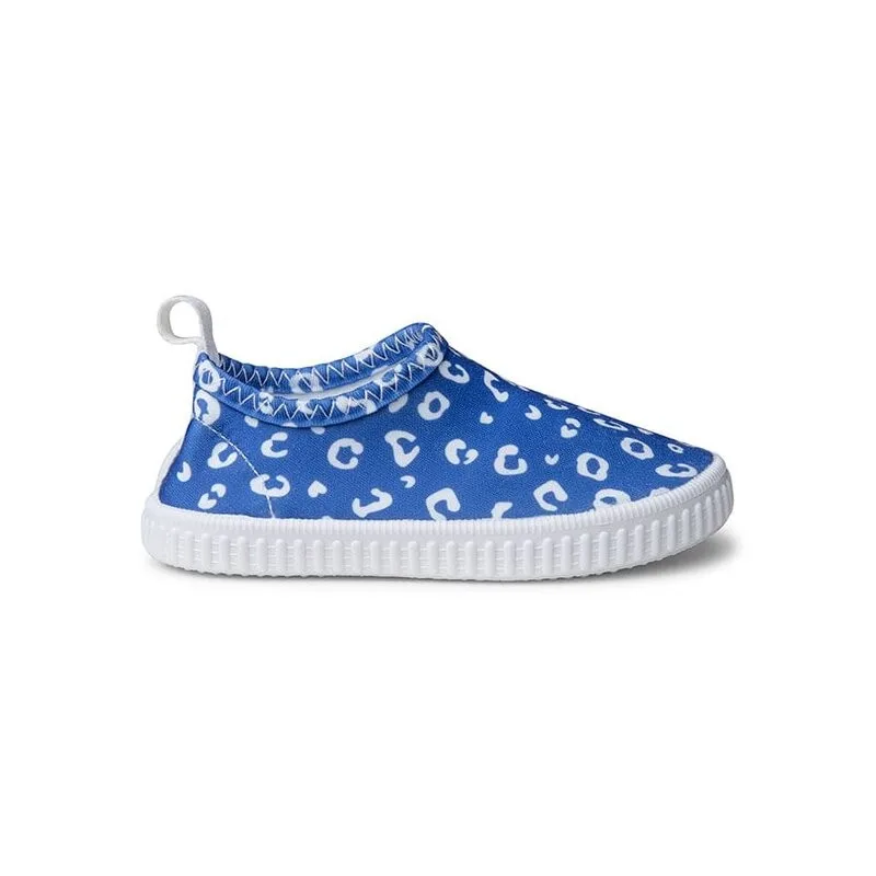 Swim Essentials Escarpines de leopardo azul para bebé - imagen 3