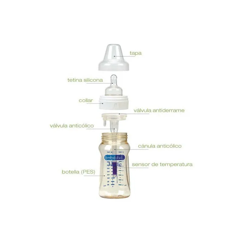 Biberón Due Medic para bebé, alimentación cómoda - imagen 2