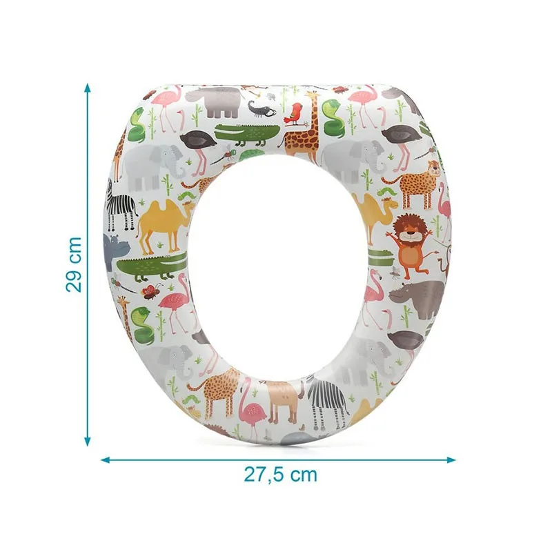 Kiokids reductor de WC Selva para niños, asiento anatómico - imagen 5