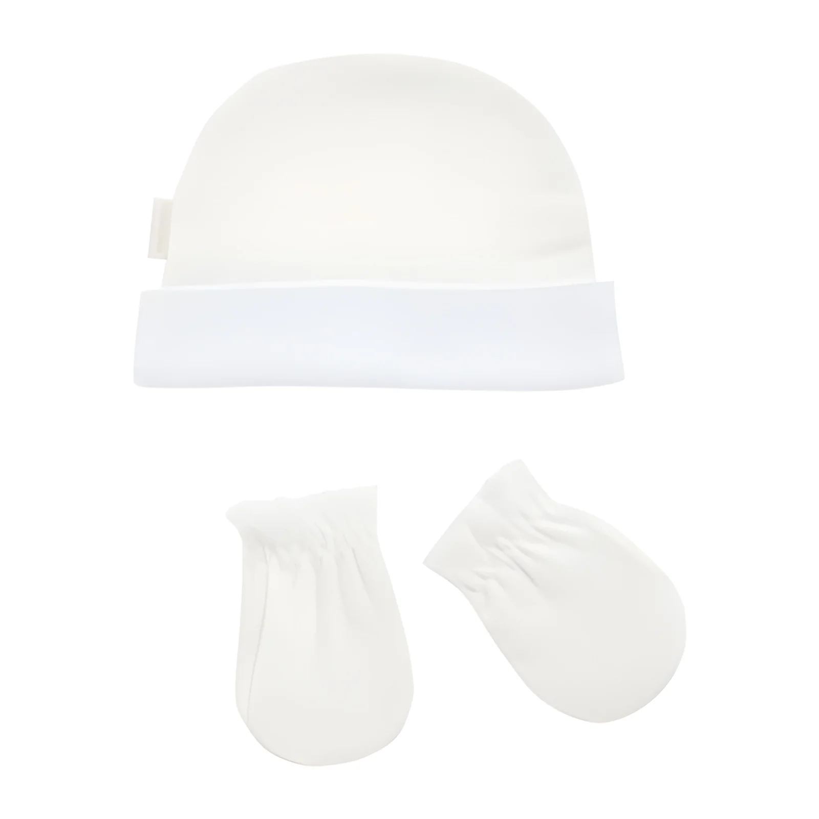 Cambrass Conjunto de gorro y manoplas para recién nacidos suave - imagen 5