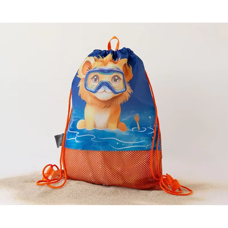 Kiokids Bolsa de playa infantil con motivos animales - imagen 5