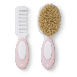 Saro cepillo y peine de cerdas naturales para bebé