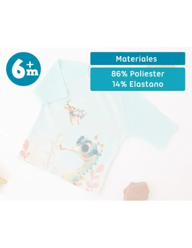 Kiokids camiseta de baño bebé con protección solar UPF - imagen 3