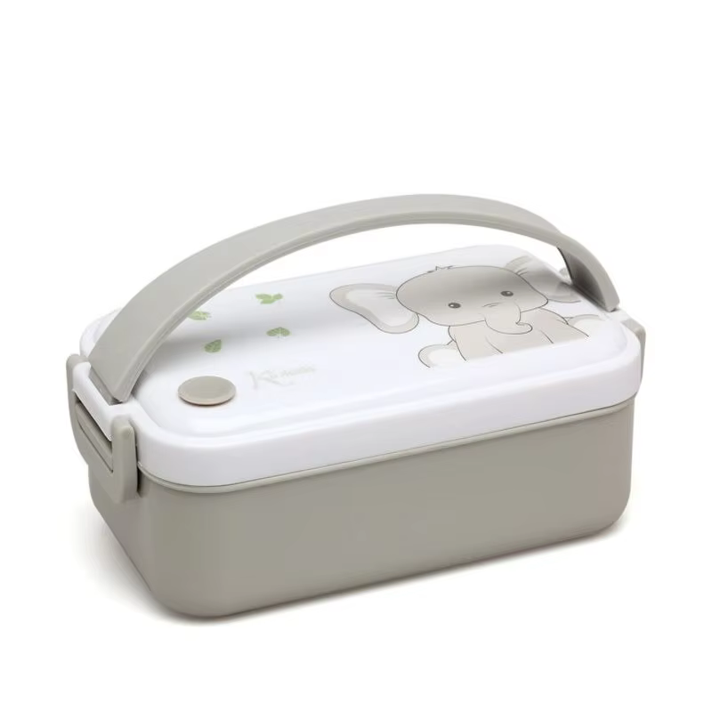 Caja de almuerzo Elefante Kiokids para niños