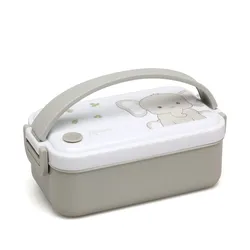 Caja de almuerzo Elefante Kiokids para niños