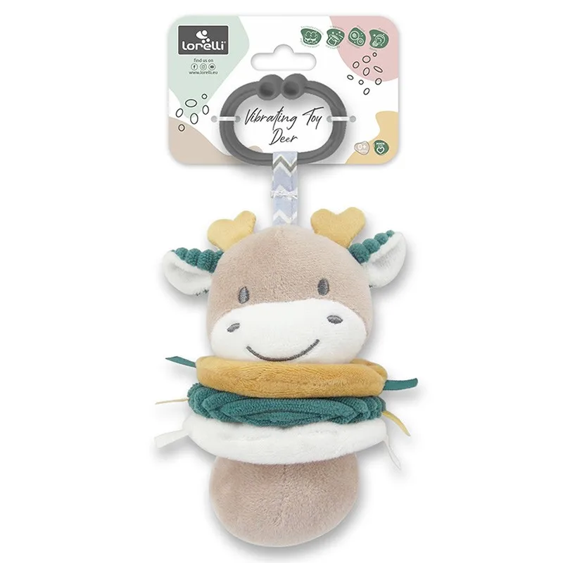 Lorelli peluche vibrador de animales para bebé, suave - imagen 3