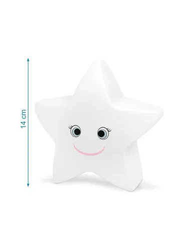 Kiokids luz quitamiedos estrella LED infantil nocturna sin esfuerzo - imagen 2