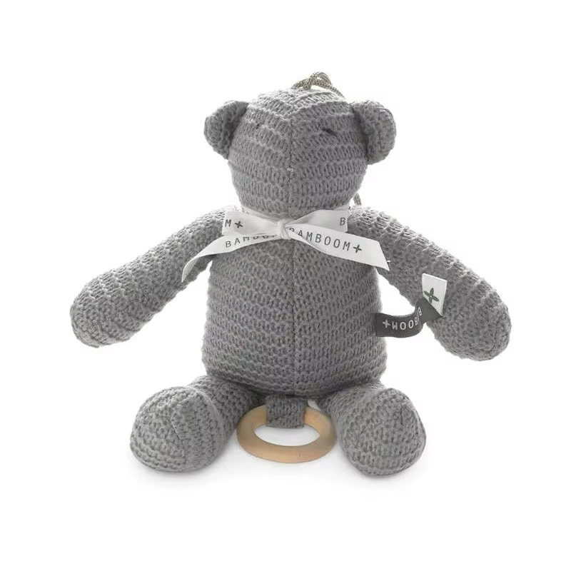 Bamboom Peluche musical para bebés – Oso blandito con melodías - imagen 2