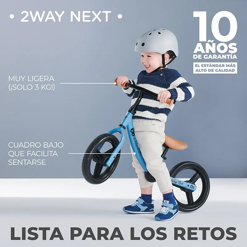 Bicicleta Kinderkraft 2 Way Next con ruedas de equilibrio - imagen 3