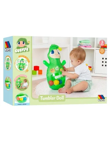 Gusyluz Tentetieso hinchable con bolas para niños - imagen 2