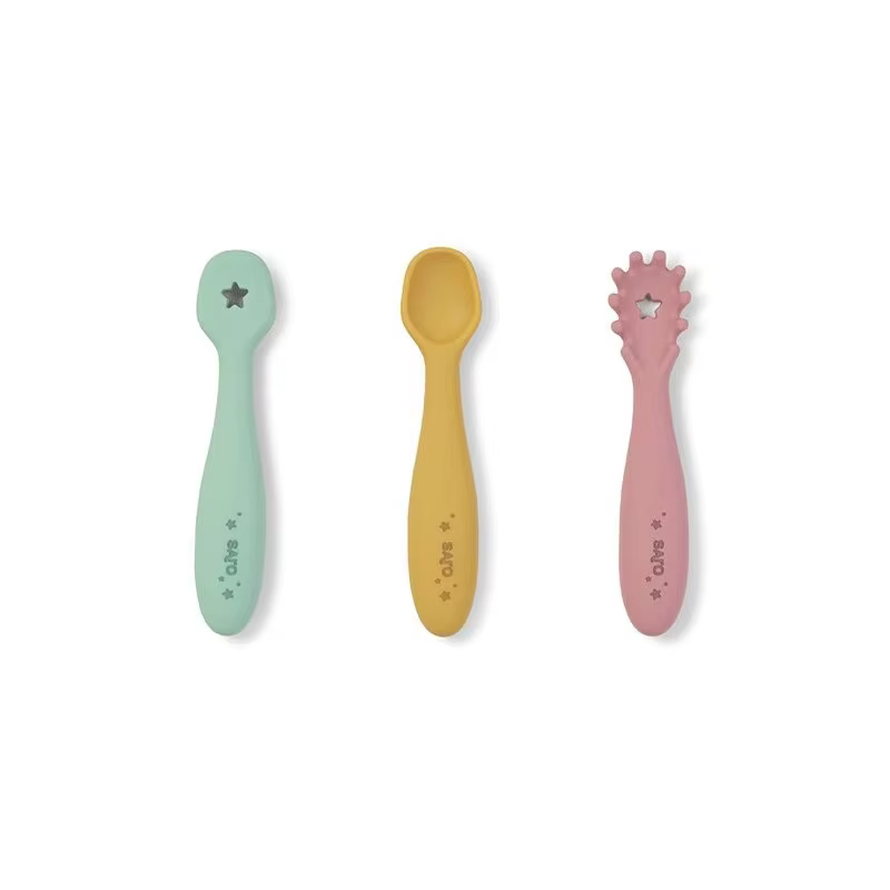 Saro Precucharas de silicona para bebé - imagen 2