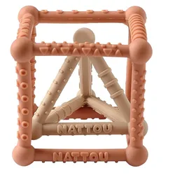 Set de juego cubo y pirámide Nattou para bebés