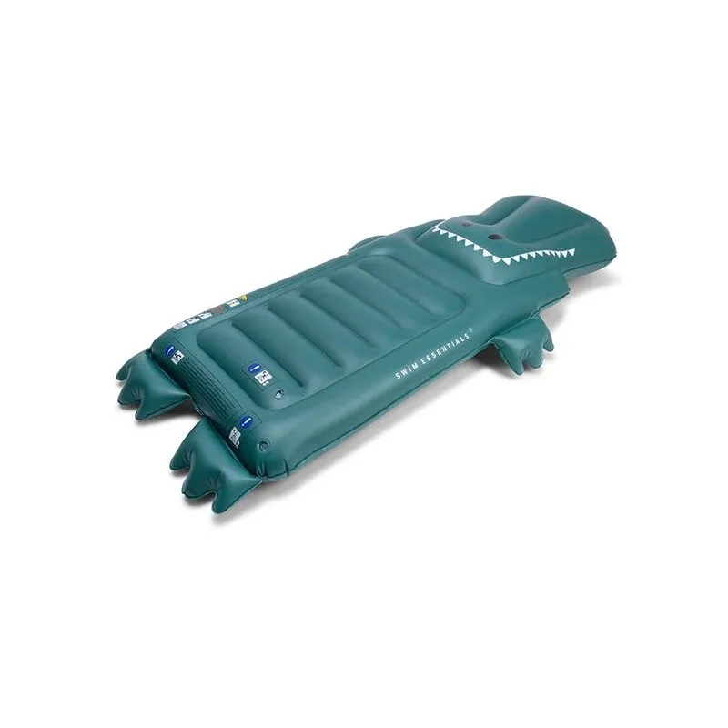 Swim Essentials colchoneta inflable de cocodrilo para piscina - imagen 3