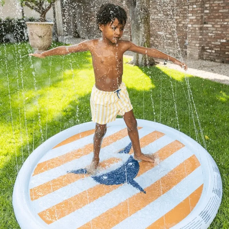 Swim Essentials Alfombra acuática rociadora de agua tiburón infantil - imagen 2