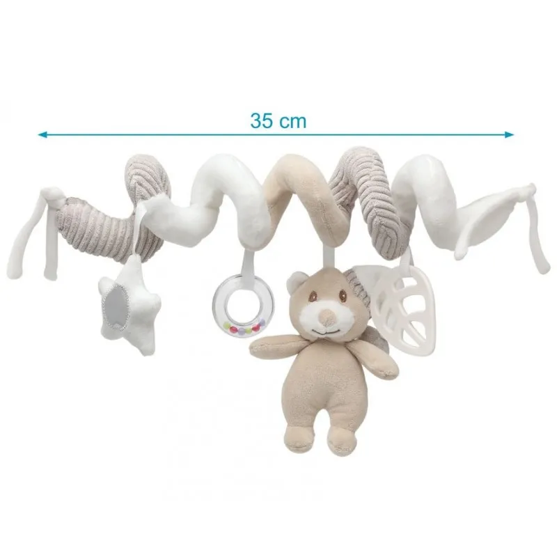 Kiokids espiral de peluche osito beige infantil - imagen 2