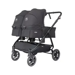 Baby Monster Coche gemelar Easy Twin plegable para gemelos