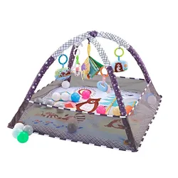 Kikkaboo Manta de juegos para bebé con bolas y actividades