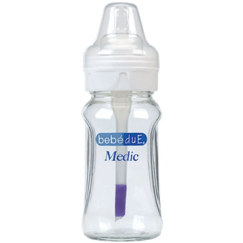 Biberón Due Medic para bebé, alimentación cómoda