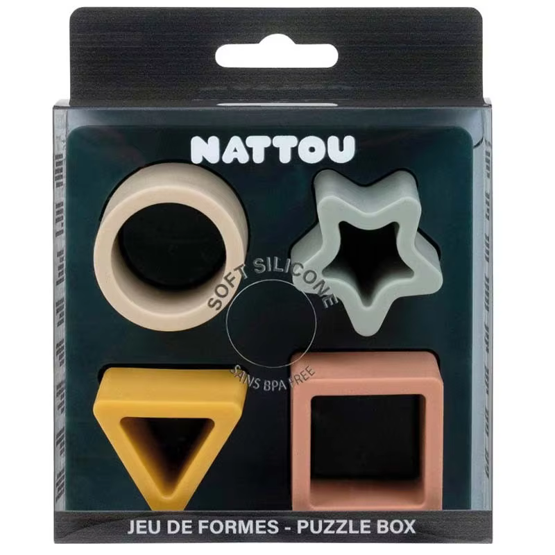 Nattou Juego de formas para bebés – Motricidad fina - imagen 3