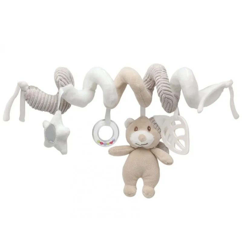 Kiokids espiral de peluche osito beige infantil