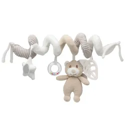 Kiokids espiral de peluche osito beige infantil
